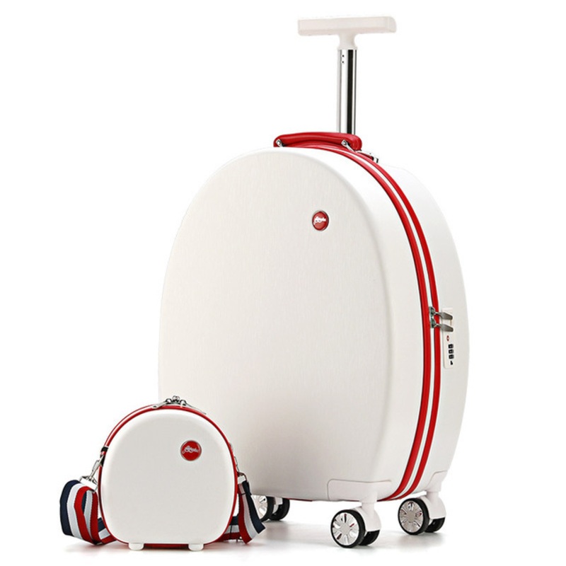 Rolling Luggage Set Fshion Suitcase ABS Trolley with Wheels – New Trendy Luggage and Children Suitcase price