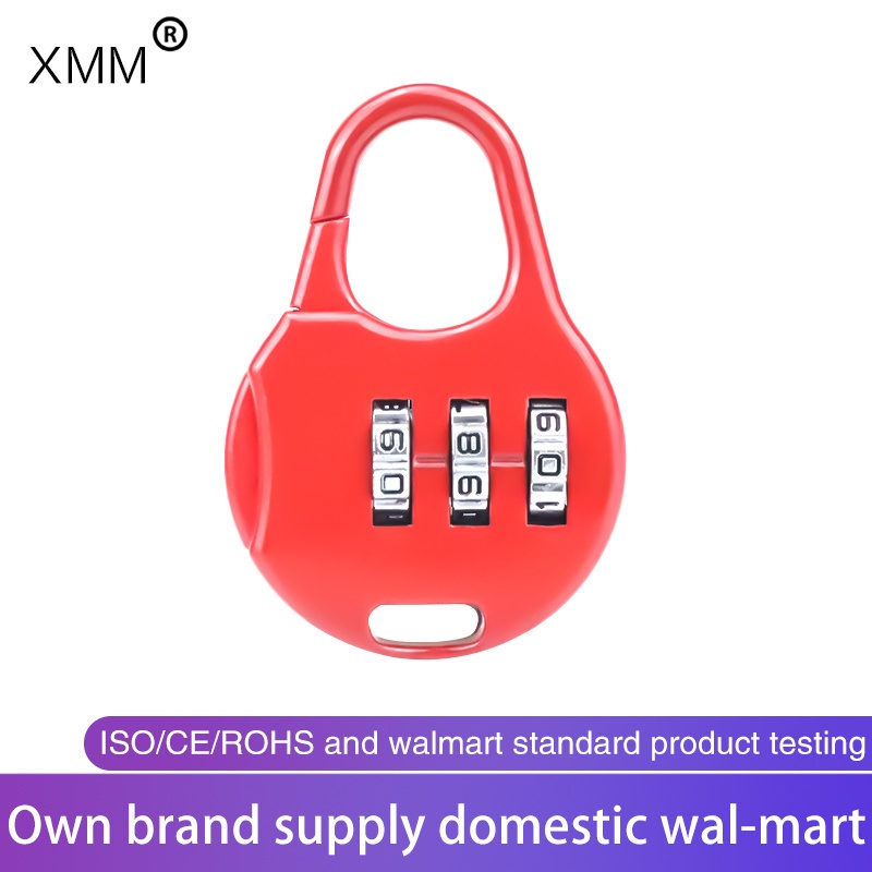 Xmm-8004 3 Codes Digital Combination Lock for Outdoor Trip Luggage Security Combination Lock Padlock – Safe Lock and Security Lock price