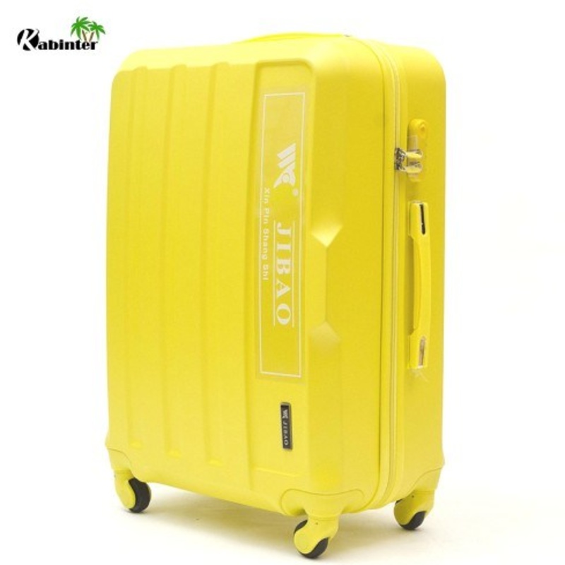 Yellow Color Trolley Luggage PC Luggage Bag Travel Luggage Hardshell Luggage – Trolley Luggage and Luggage Set price