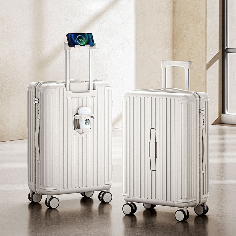 28 Inch PC Case Custom Travel Suitcase Luggage with Cup Holder – Suitcase and Stock Luggage price