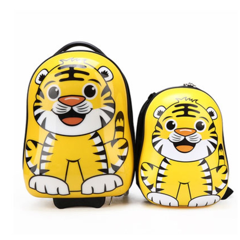 Cartoon Pattern Trolley Luggage Kids Backpack Hardshell Backpack Bag – Trolley Luggage and Kids Trolley Luggage price