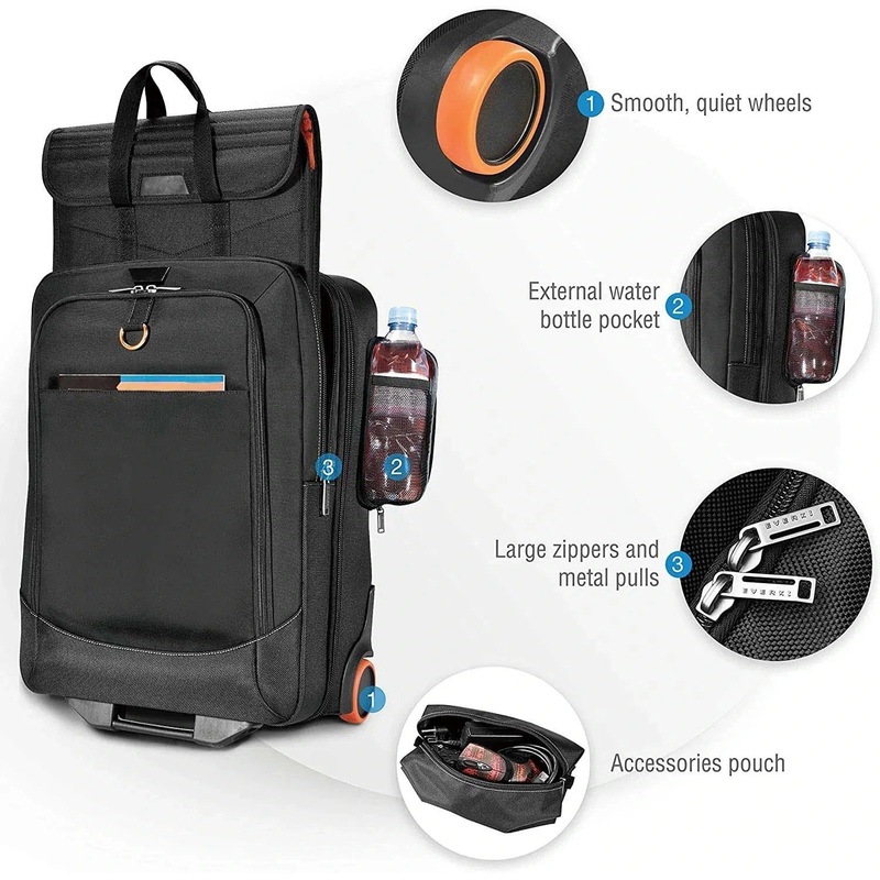 China Supplier Wheeled Carry-on 18.4-Inch Gaming or Workstation Laptop Trolley Luggage Bag for Business Professional – Trolley Backpack and Bolso price