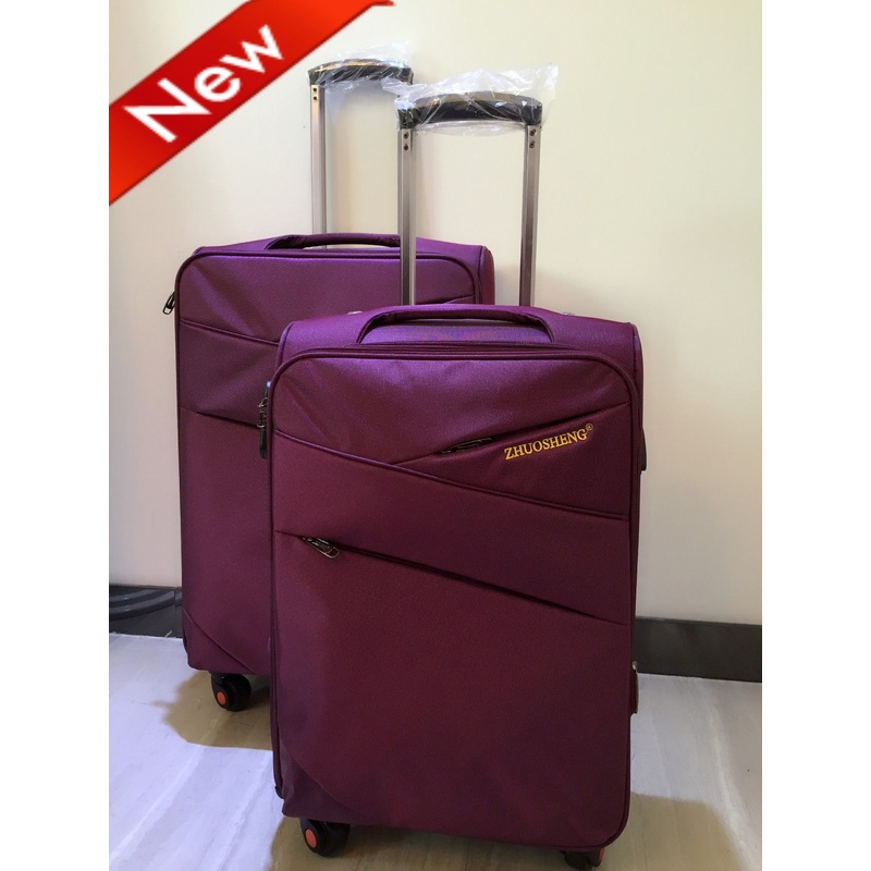 Colorful Trolley Luggage 20/24 Luggage Bag Travel Luggae Soft Luggage Set – Brake Wheels Luggage and Trolley Bag price