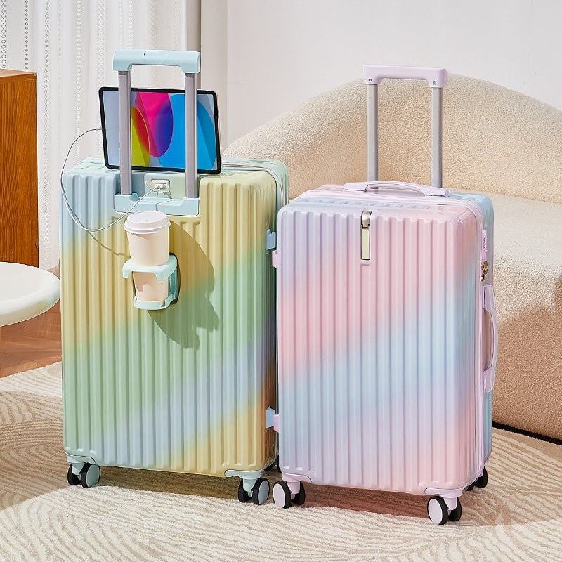 Custom Travel Suitcase Luggage Multi Functional Trolley Box for Girls – Suitcase and Stock Luggage price