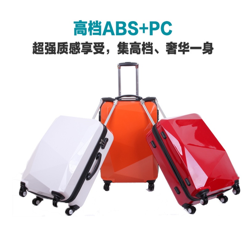 Dimond Shape Trolley Luggage ABS+PC Luggage Bag Scratch Proof Luggage – Trolley Luggage and Luggage Set price