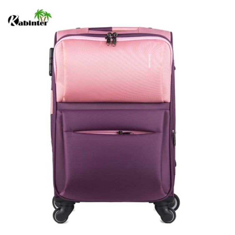 Fashionable Trolley Luggage Soft Luggage Oxford Luggage Bag with 4 Wheels – Luggage Bag and Travel Luggage price