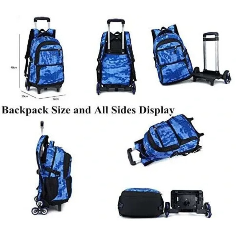 Large Capacity Cheap New Trolley School Students Luggage Bag – Trolley Backpack and Bolso price