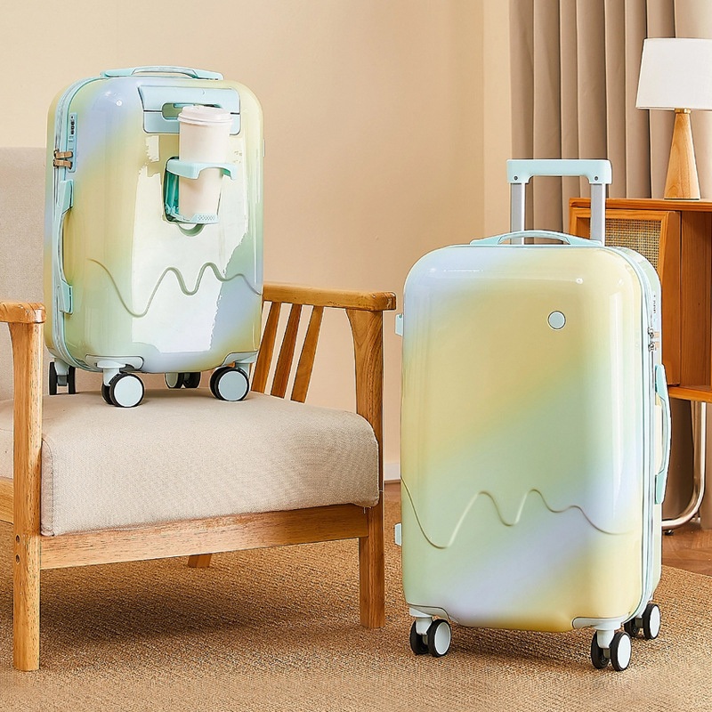 Manufacturer Gradient Ice Cream Custom Travel Suitcase Luggage – Suitcase and Stock Luggage price