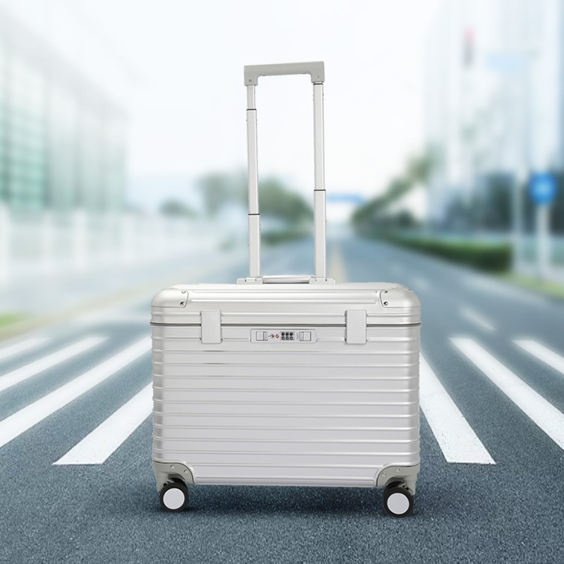 Open Top Box All Aluminum Custom Travel Suitcase Luggage – Suitcase and Stock Luggage price