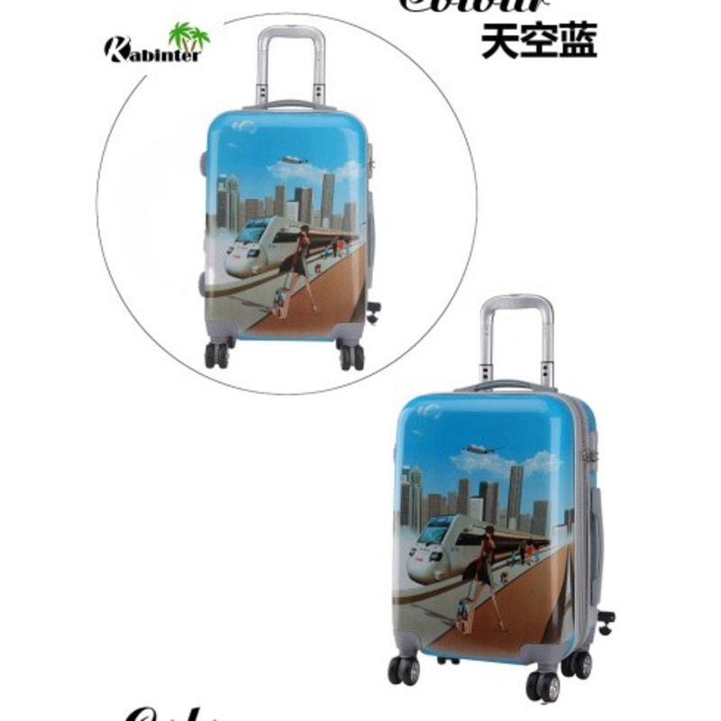 Picture Pattern Luggage 20 Luggage Travel Luggage Bag Suitcase – ABS+PC Luggage and ABS Luggage price