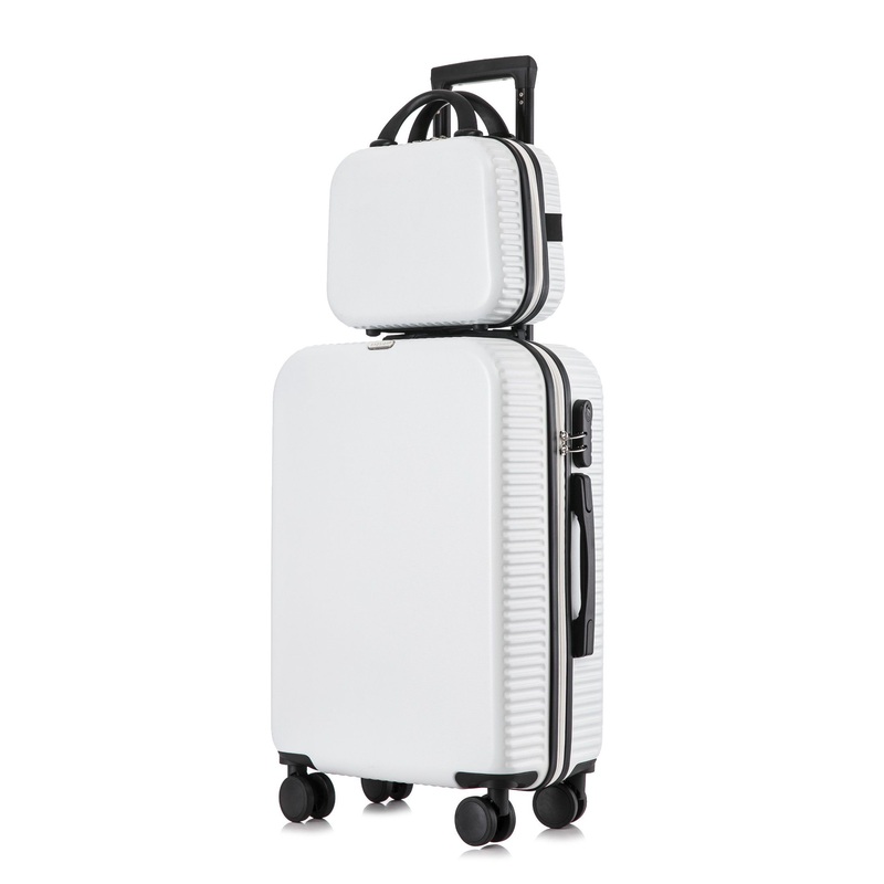 Promotion Gifts Trave Bagl Factory OEM Suitcase & Luggage with Hardside Shell 142022242628 – Aluminum Frame ABS Luggage Carry on Polyyester and Tsa Lock PC Luggage Hardshell Luggage Suitcase price