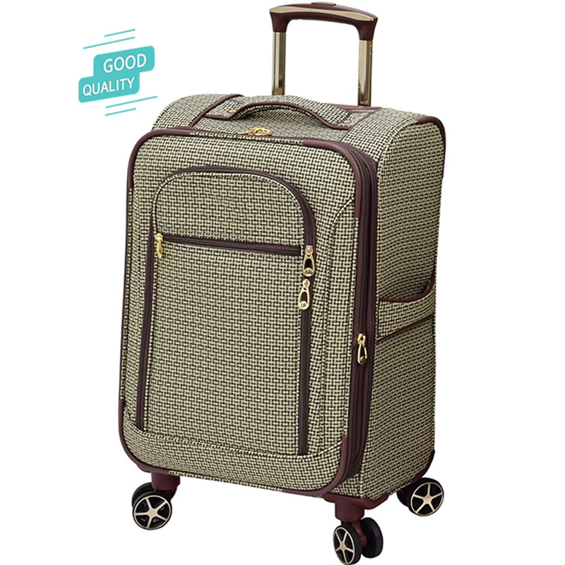 20 Inch Fabric Expandable Softside Suitcase Spinner Luggage for Travel Business – Shoulder Bag and Custom Bag price