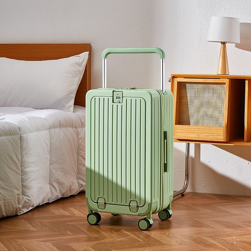 2025 New One Piece Front Open Custom Travel Suitcase Luggage – Suitcase and Stock Luggage price