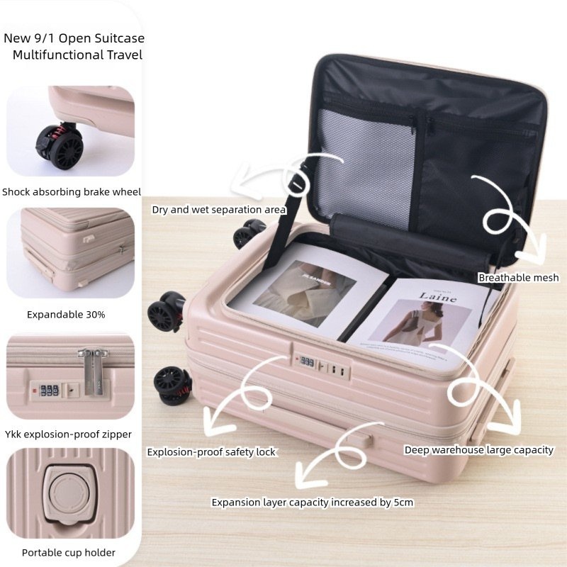 ABS PC Expandable Large Capacity Custom Travel Suitcase Luggage Set – Suitcase and Stock Luggage price