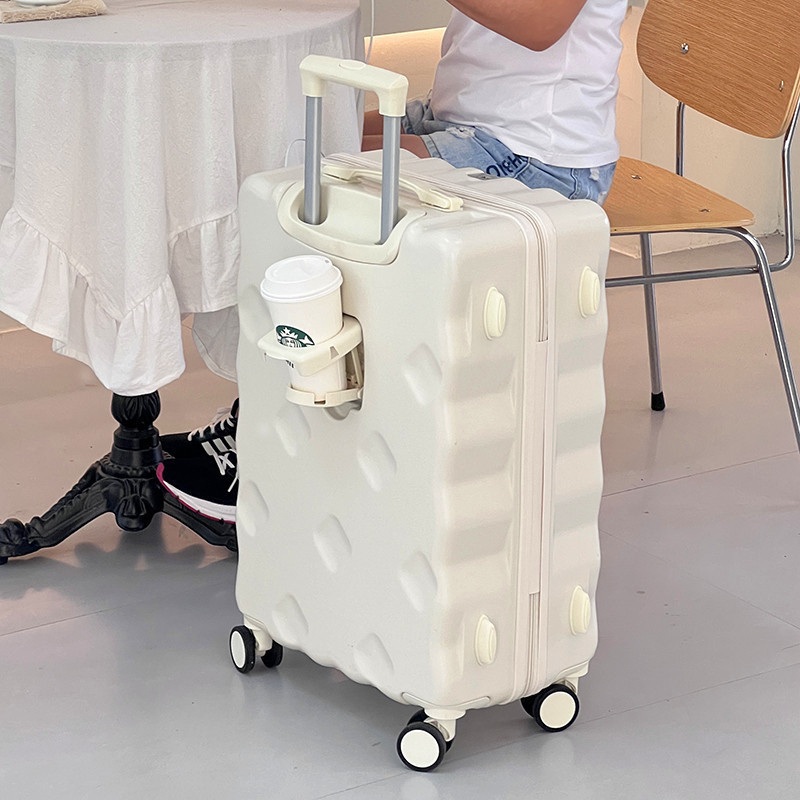 Airline Approved Carry on Luggage with Spinner Wheels, Aluminum Framed with Front Open Laptop Compartment/Pocket USB Checked-in for Buyers – Luggage and Trolley Case price