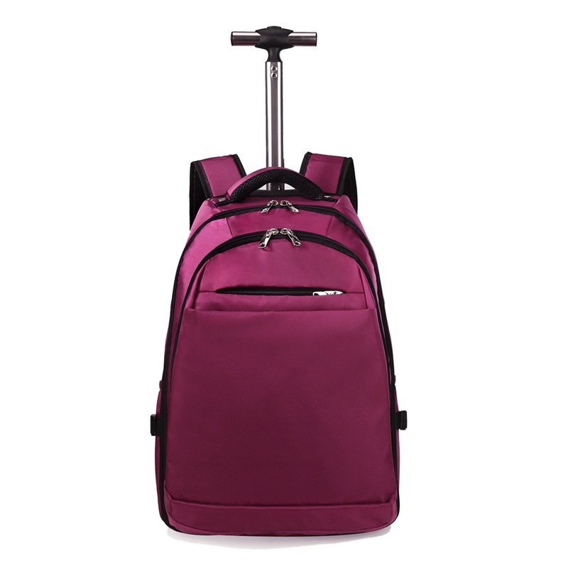 Backpack Solid Color Oxford Cloth Boarding Travel Bag Trolley Bag 20 Inch Business Computer Backpack Suitcase – Trolley Bag and Luggage Bag price