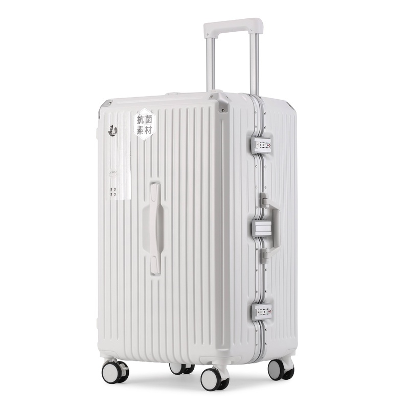 High Quality 2024 28 Inch Anti-Bacterial Tsa Lock Suitcases with Wheels 3 Handles Anti-Scratch Luggage Valises – Aluminum Frame Suitcase and Luggage Bag price