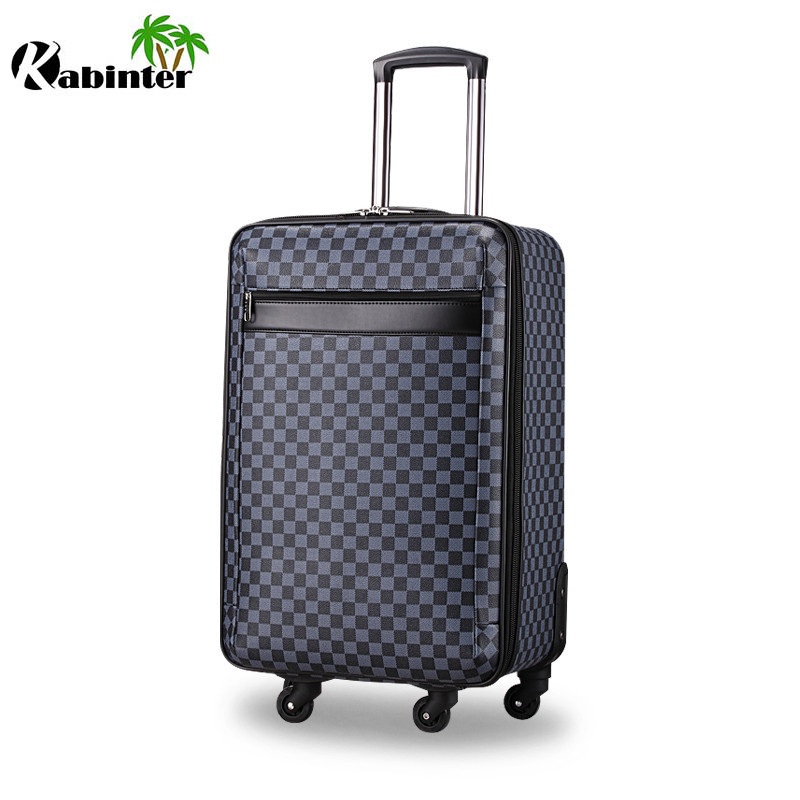 Leather Trolley Luggage 20 Luggage Bag Travel Luggage Set – Luggage and Softside Luggage price