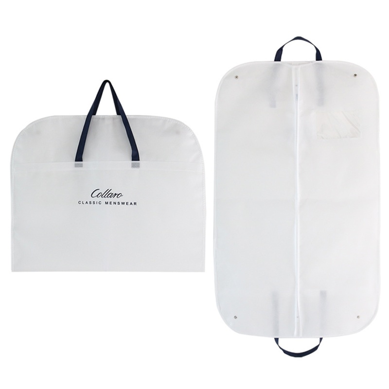 Logo Brand Luxury Dress Cloth Dust Cover Suit Storage Button Zipper Garment Bags with Handles – Cover Bag and Garment Dustproof Cover Bag price