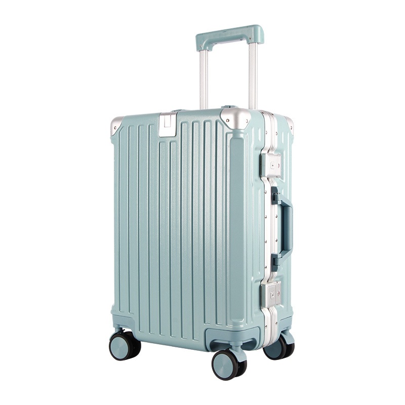 Multifunctional Aluminum Frame Trolley Luggage USB Charger Carry on Travel Suitcase with Spinner Wheel Cup Holder Unisex – Aluminum Frame Luggage and PC Luggage price