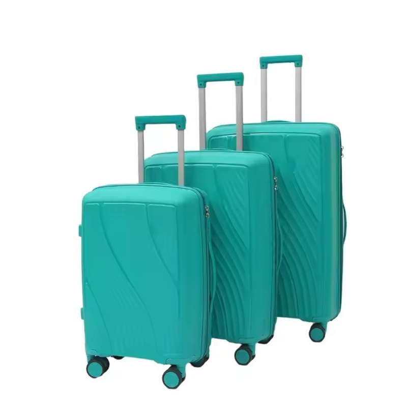 PP in-Stock Trolley Case Three-Piece Set 20.24.28-Inch Swivel Wheel Travel Luggage, Boarding Password Case, Foreign Trade Luggage – Luggage and Travel Luggage price