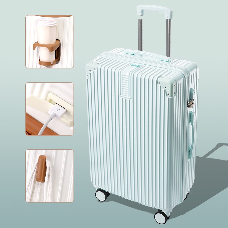 Retro Style Female ABS PC Custom Travel Suitcase Luggage Set – Suitcase and Stock Luggage price
