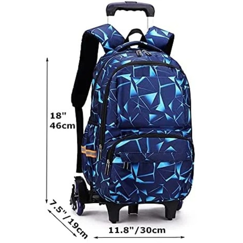 Rolling Backpack Boys Big Kids Trolley School Bag Luggage for Elementary Students – Trolley Backpack and Bolso price