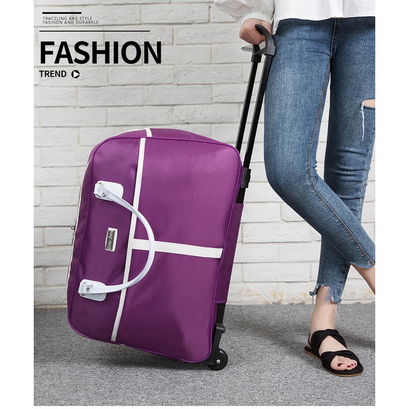 Wholesale Lightweight Spinner Travel Soft Nylon Oxford Trolley Luggage Bag – Trolley Bag and Luggage Bag price