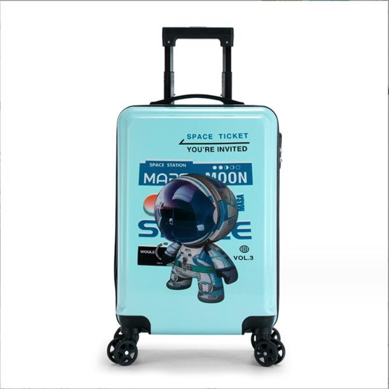 2024 New Arrival PC Painting Small Size Luggage 18 20 Students Suitcase – New Arrival PC Luggage and 18 20 Suitcase price