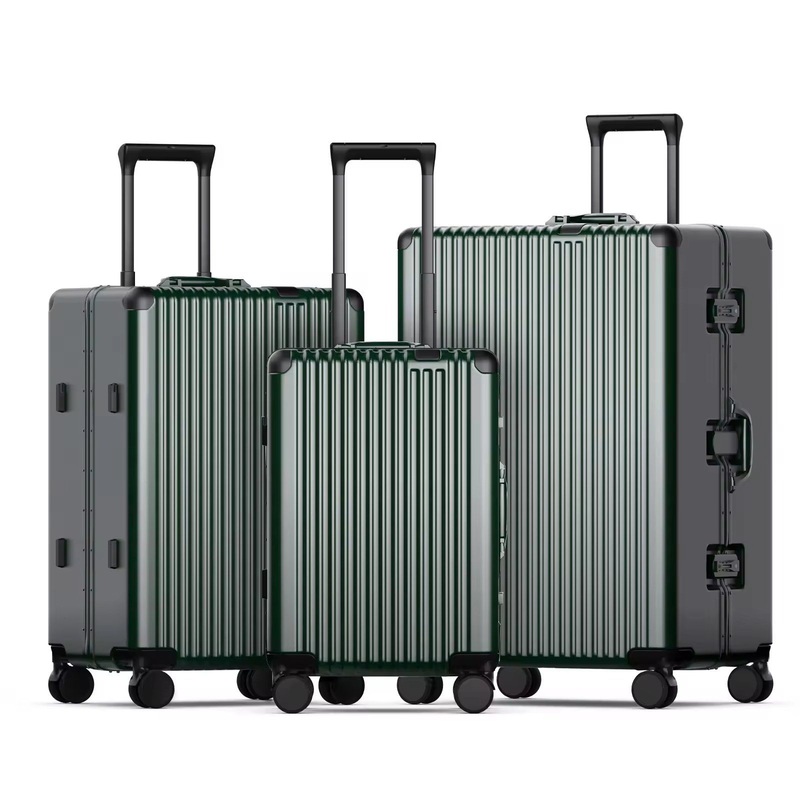 2025 Best Solid Color Classic Business Travel All Aluminium Alloy Luggage Luxury Durable Boarding Suitcase – Suitcase and Luggage Set price