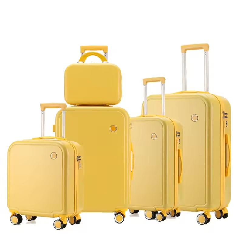 2025 Lovely Color Suitcase Sets Factory Wholesale Password Case Portable Travel Trolley Case with Universal Wheels – Suitcase Set and Luggage Set price