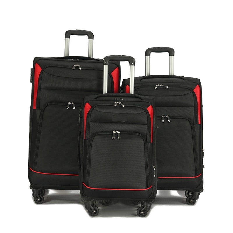 3 PCS Set Softside Trolley Luggage with Wheels Lightweight and Name Tag – Luggage Set and Travel Luggage price