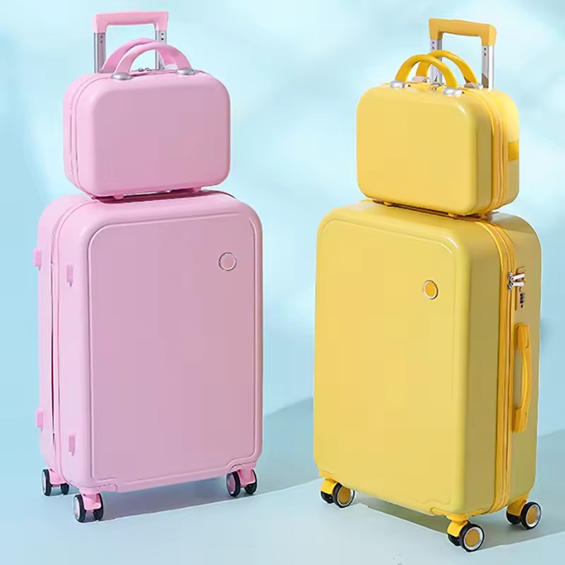 Colorful Customized Ins Mini Suitcases Wholesale Carry-Ons Valise Voyage ABS Zipper Suitcase 20inch with Four Wheels – Suitcase Set and Luggage Set price