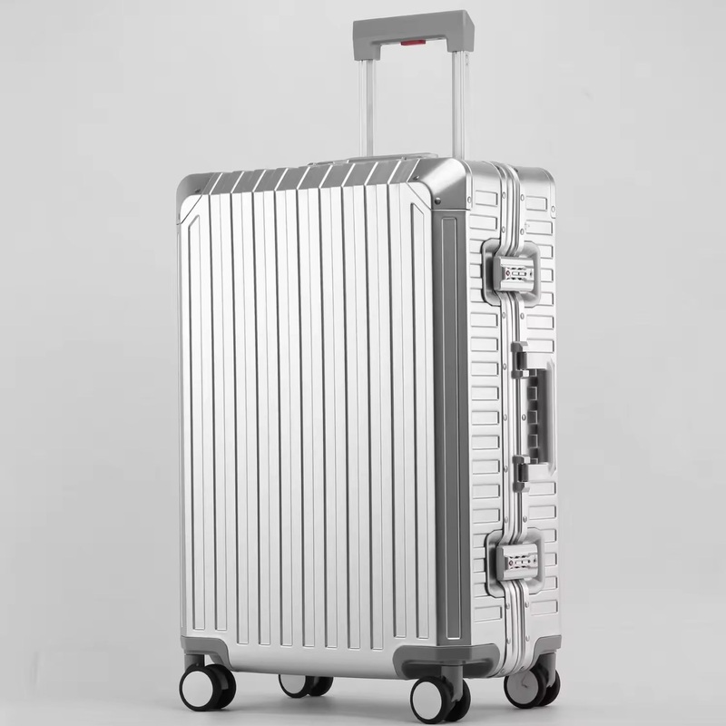 Customized Full Metal All Aluminium Carry on Suitcase Luggage Metal Trolley Bags – Luggage Suitcase and Travel Suitcase price