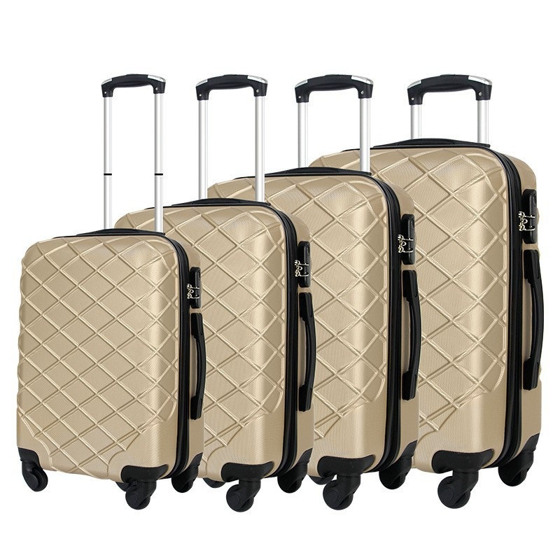 Diamond Pattern Trolley Luggage Bag Suitcase Travel Luggage Set – Trolley Bags and Trolley Case price