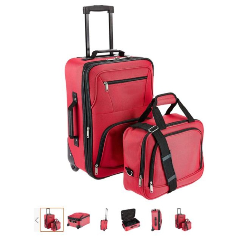 Double Wheels Soft Nylon Trolley Bag Luggage Factory Price – Trolley Soft Luggage and Travel Trolley Bag price