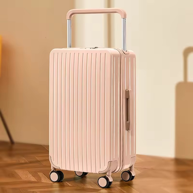 Fashion Wide Trolley Luggage Unisex Lightweight Spinner Luggage High Quality Travelling Suitcase – Suitcase and Luggage Set price