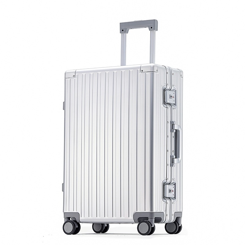 High Quality All Aluminum Magnesium Alloy Luggage Suitable for Business Travel – High Quality and Fashion price