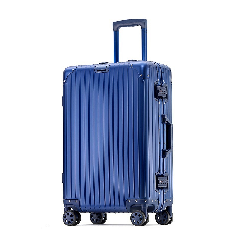 Hot Sale Aluminum Luggage Trolley Luggage Bags Unisex Spinner Aluminum Suitcase – Suitcase and Travel Suitcase price