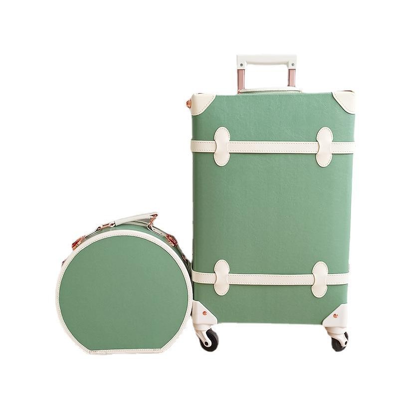 Luxury Round Urban Luggage Set 2PCS Innovator Leather Luggage Bags Carry on Size – Luggage and Leather Luggage price