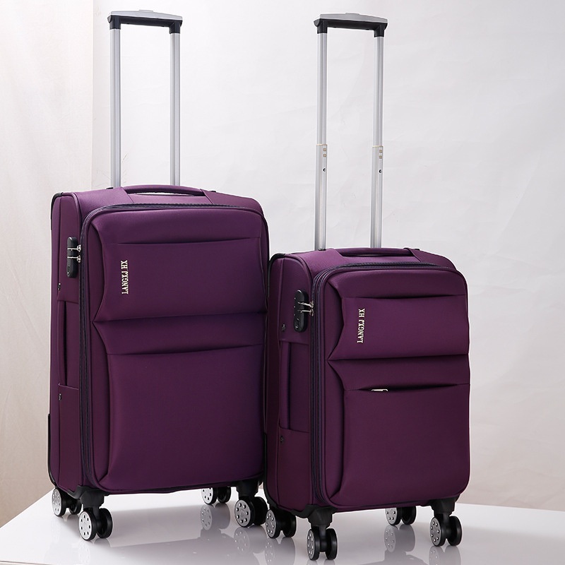 Multi-Size Spacious Student Suitcase with Oxford Fabric Spinner Wheels & Lock – Luggage Bag and Travel Luggage price
