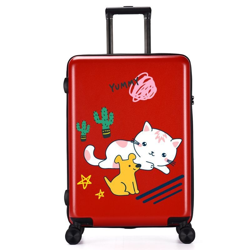 Unisex Cute Cartoon Spinner Luggage Waterproof Outdoor Travel Suitcase – Luggage and Luggage Set price