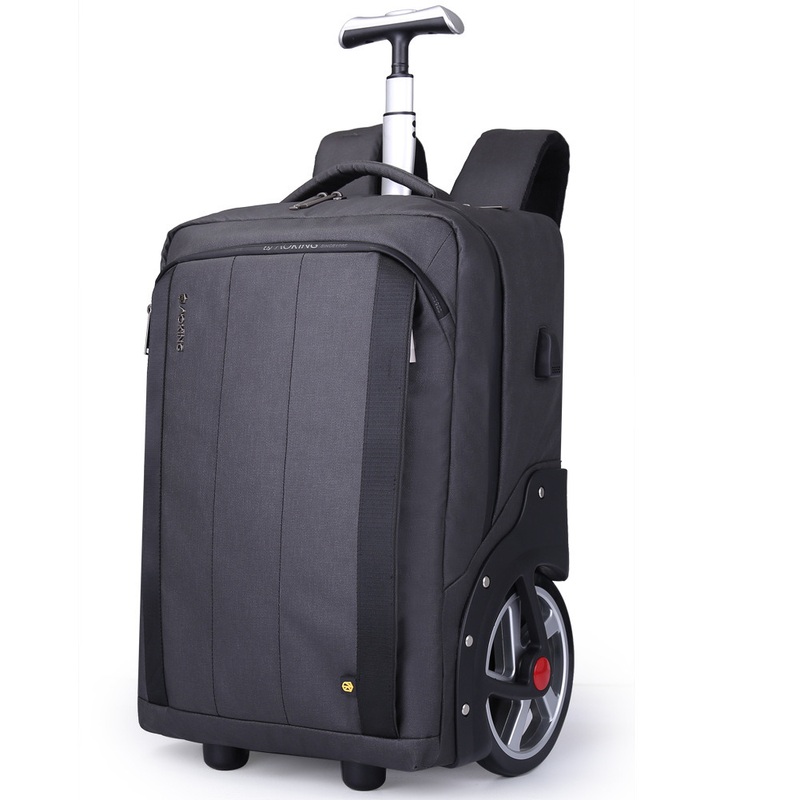 Big Wheels Trolley Wheeled Rolling Double Shoulder Luggage Leisure Business Travel School Shopping Backpack Pack Case Bag (CY5838) – Trolley Bag and Wheeled Bag price