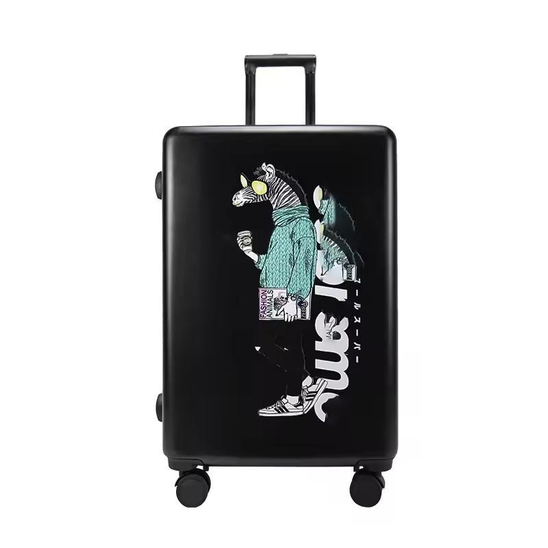 Cartoon Printed Rolling Suitcase New Design Wholesale Travel Trolley Luggage – Luggage and Luggage Set price