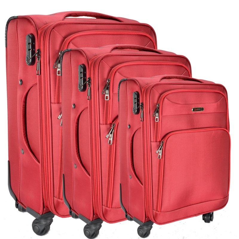Fashion Polyester or Nylon Soft Travel Trolley Luggage Suitcase with Built-in Aluminum Trolley – Trolley Luggage and Travel Luggage price