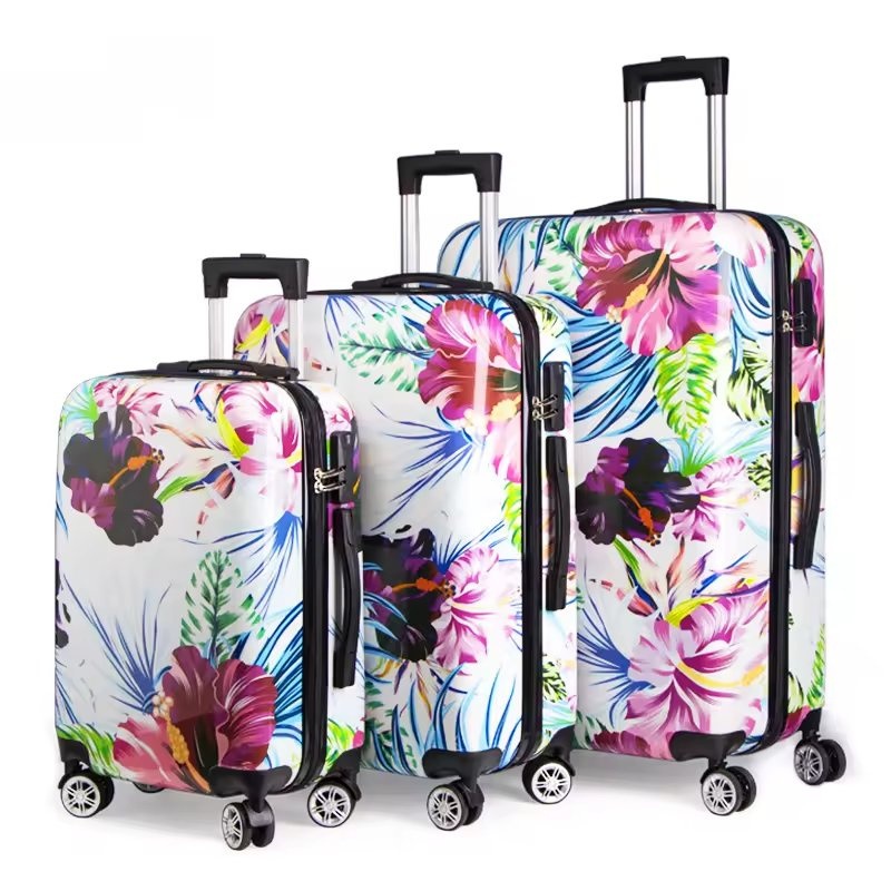 Hard Shell Custom Hard Shell 4 Wheels Luggage Travel Suitcase Sets – Suitcase Set and Luggage Set price