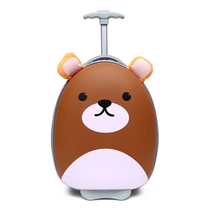 New Little Bear Childrens Trolley Case Flash Wheel 16 Inch Cartoon Luggage Cute Baby Travel Case – Luggage and Luggage Set price