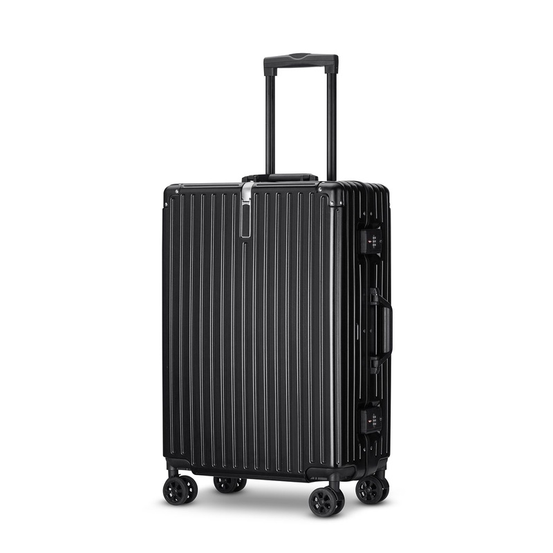 Premium Aluminum-Reinforced Luxury Hard Shell Luggage High-End Travel Suitcase with Sleek Modern Look – Aluminum Luggage and Hard Shell Luggage price