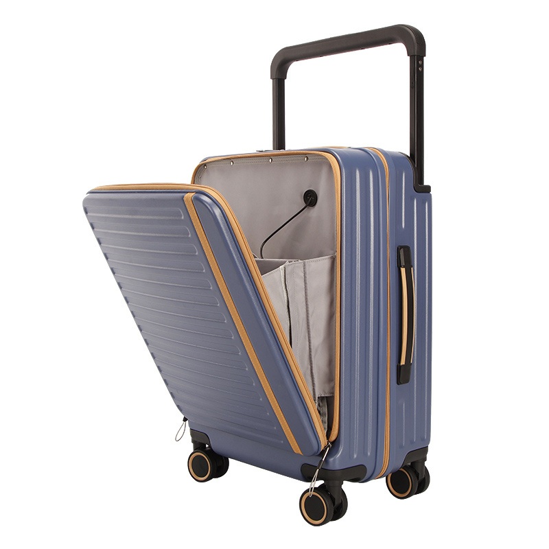 2024 New Arrival Multifunctional Front Open Luggage Lightweight Fashion Suitcase Travel Luggage with USB Charger – Luggage and Front Open Luggage price