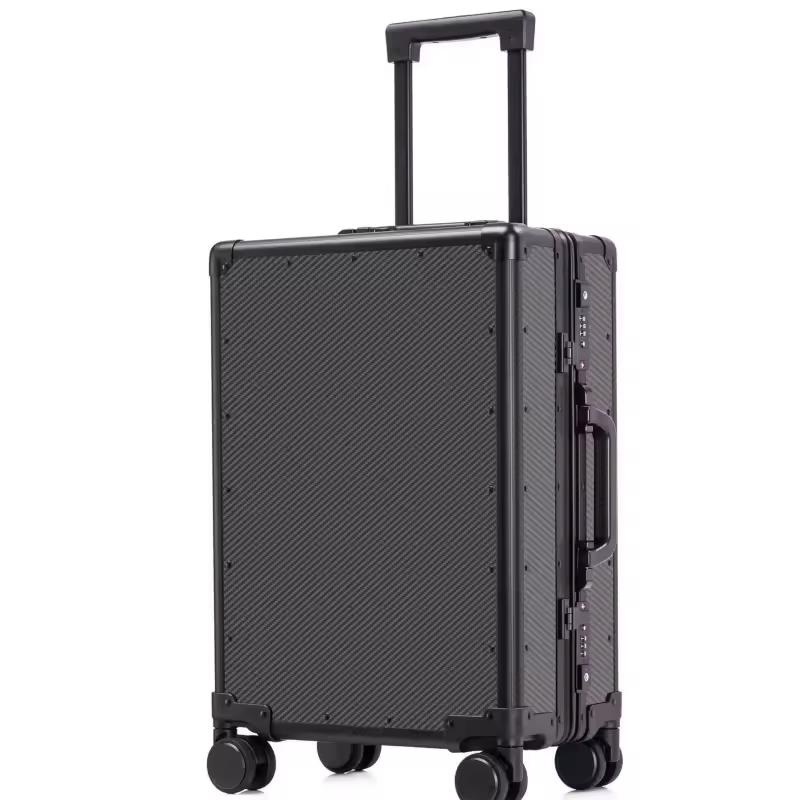 Custom High Quality Luxury Durable Suitcase Genuine Leather Trolley Waterproof Luggage – Luggage and Luggage Set price